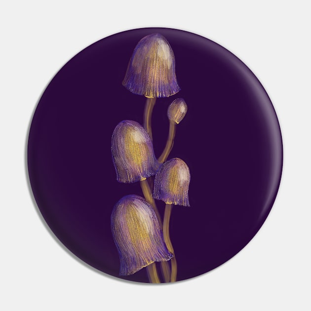 mushrooms mystic Pin by ArtKsenia