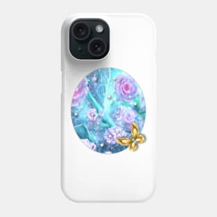 Butterfly and Flowers Phone Case