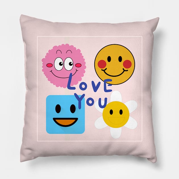 love you Pillow by zzzozzo