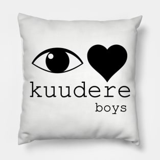 i love kuudere boys Pillow