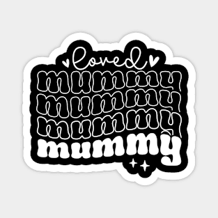 Loved Mummy Halloween Fun Spooky Celebration Family Magnet