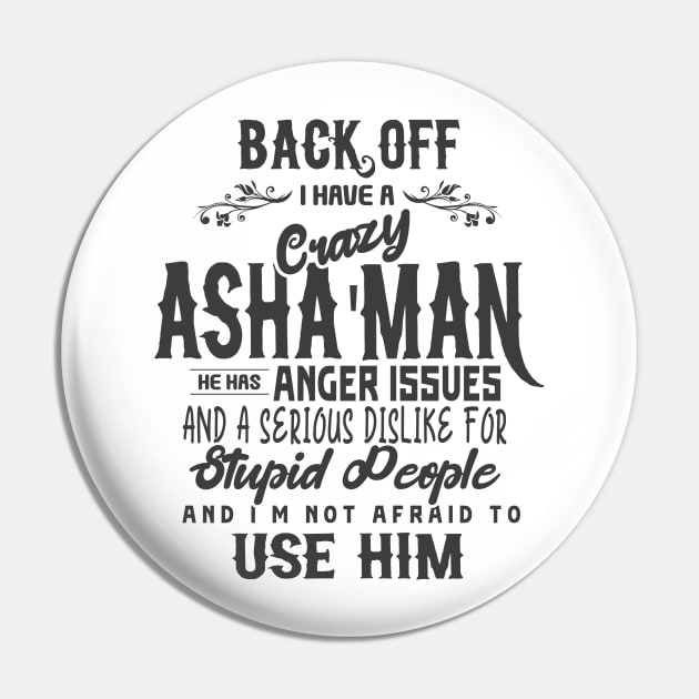 Crazy Asha'man (Dark) Pin by Ta'veren Tavern