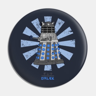 Dalek Retro Japanese Dr Who Pin