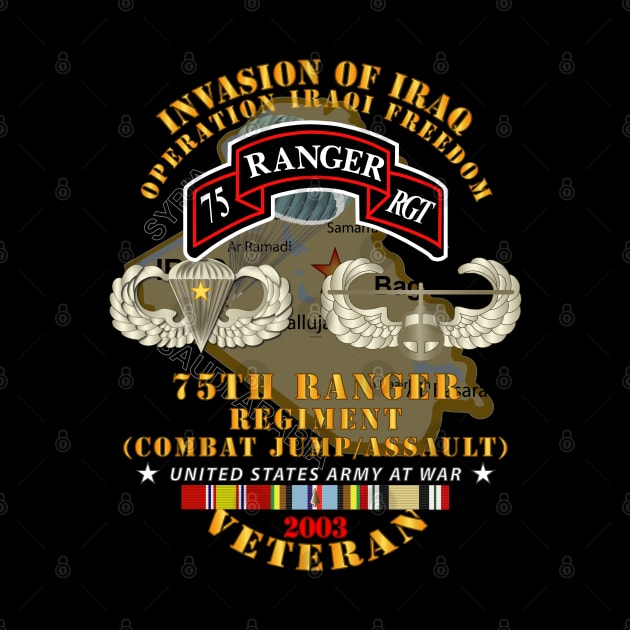 75th Ranger Regiment  - Combat Jump - Assault - OIF - Invasion - 2003 w IRAQ SVC X 300 by twix123844