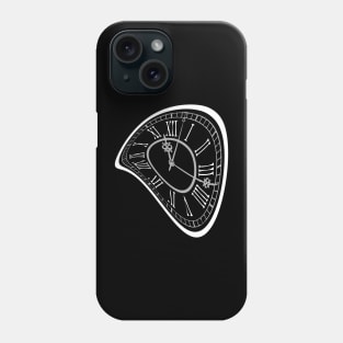 Wobbly classic clock Phone Case