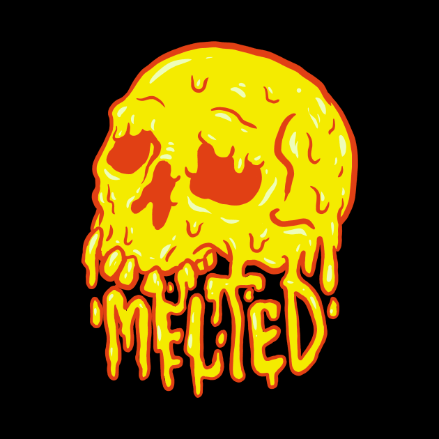 Melted Skull by zoer project