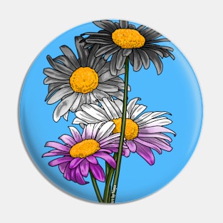 Daisies Ace Pin