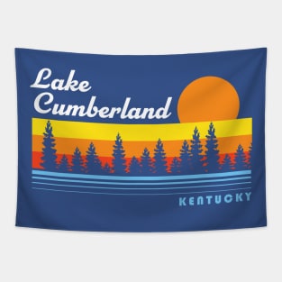 Lake Cumberland Kentucky Lake Cumberland Fishing Retro Tapestry