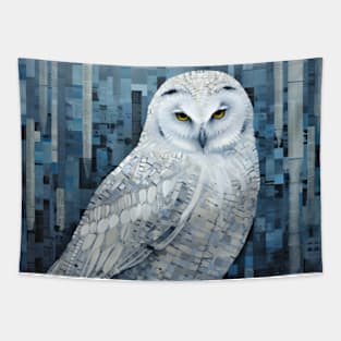 Owl Animal Bird Art Decor Paint Mosaic Tapestry