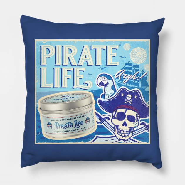 Pirate Life Pillow by MagicCandleCompany