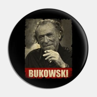 Charles Bukowski - RETRO STYLE Pin