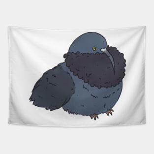 Fluffy pigeon drawing Tapestry