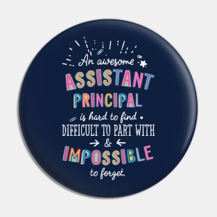 An awesome Assistant Principal Gift Idea - Impossible to Forget Quote Pin