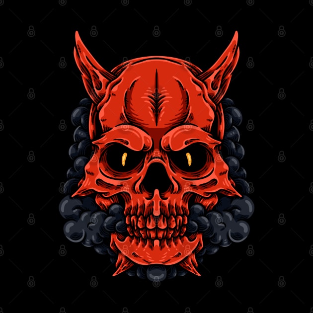 Demon Skull by andhiika