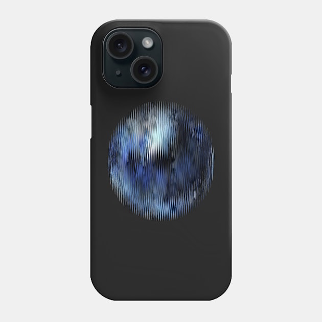 Blue Sphere II Phone Case by SpieklyArt