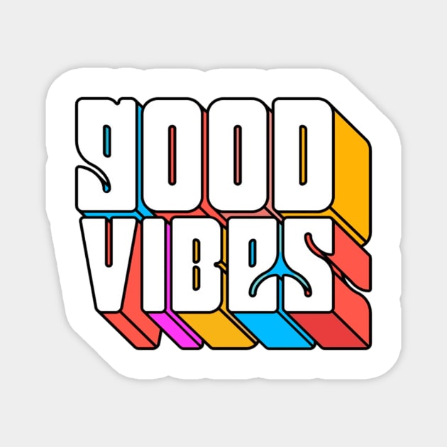 Good vibes Magnet by printydollars