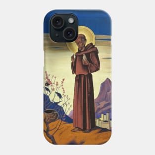 St. Francis Painting by Nicholas Roerich Phone Case