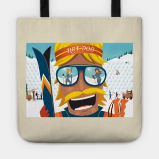 Hot Dogger - The Skiing Cowboy Tote