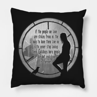 The Crow Window Pillow