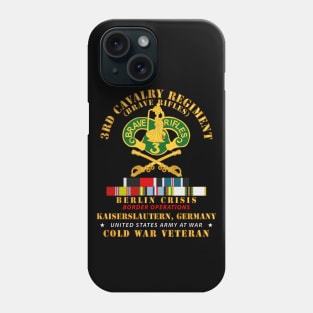 3rd Cavalry Regiment - Berlin Crisis w  COLD EXP OCCPY SVC Phone Case