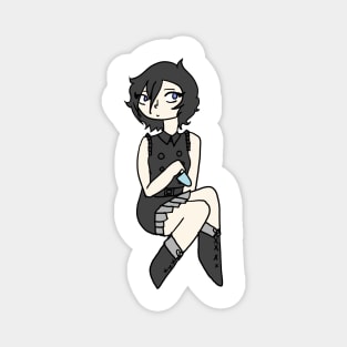 Xion KH3 Ending Outfit Chibi Sticker, Pin, + Others Magnet