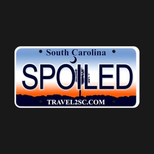 Spoiled South Carolina License Plate T-Shirt