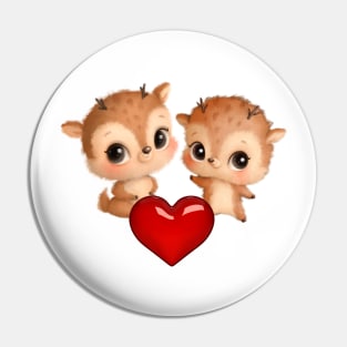 cuties in love Pin