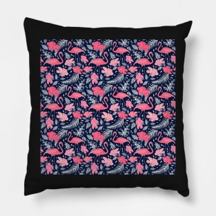 Flamingo evening Pillow