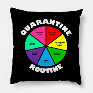 Quarantine Routine Pillow