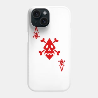 Easy Halloween Playing Card Costume: Ace of Diamonds Phone Case