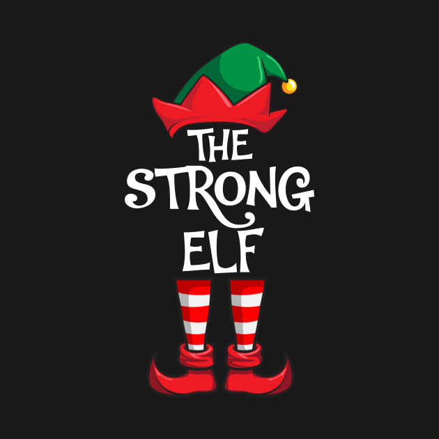 Strong Elf Matching Family Christmas Fitness by hazlleylyavlda