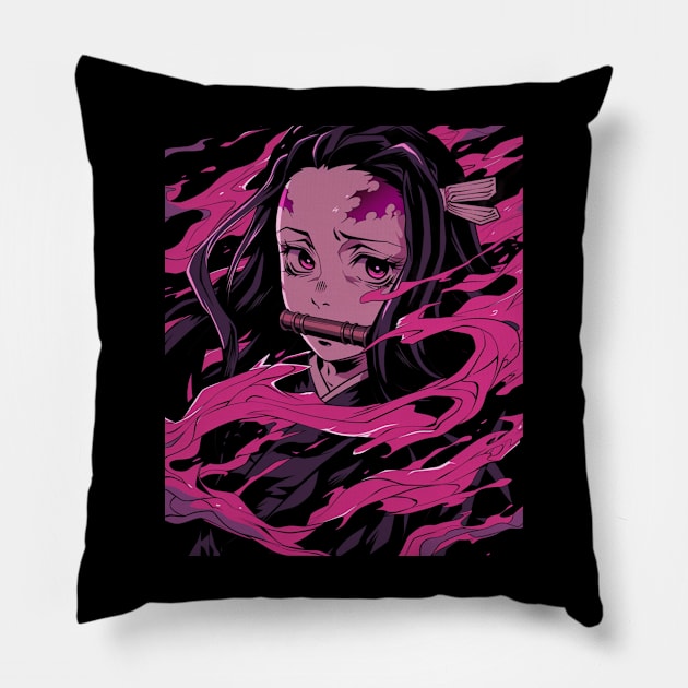 Demon Slayer Unleashed Pillow by Crazy Frog GREEN