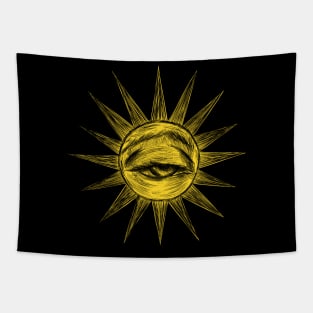 Sad Sun Tapestry