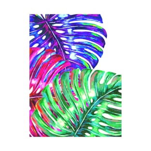 Colorful Monstera T-Shirt