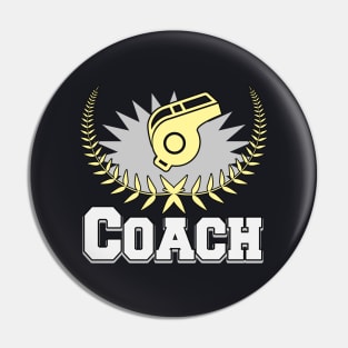 Sports Coach Whistle Pin