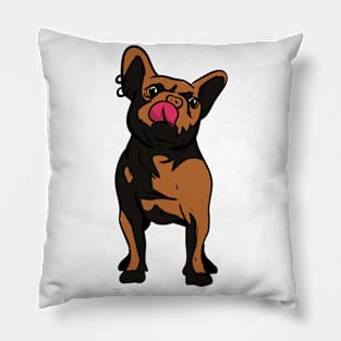 pitbull cute design Pillow