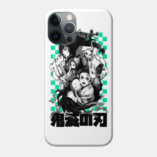 Demon Slayers (black) - Kimetsu No Yaiba - Phone Case