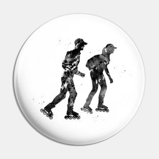 Roller skating Pin