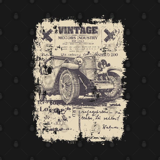 Vintage car by Teefold