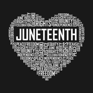 Juneteenth Heart T-Shirt