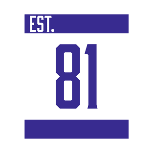 Est 81 Blue T-Shirt