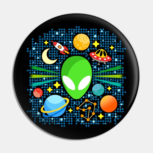 Alien Pin by AdrianaStore