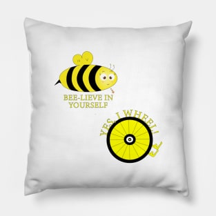 Believe in Yourself design Pillow