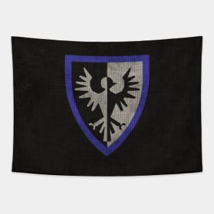 Bricks 4 - Black Falcons (Blue) Tapestry