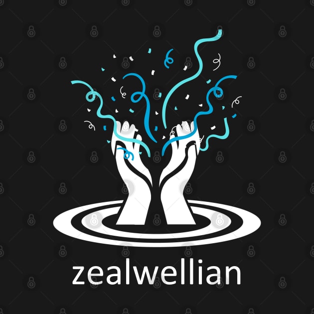 Be a zealwellian! (white) by Healwell