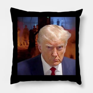 Trump Mugshot / Carbonite Pillow