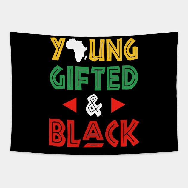 Young Gifted and Black Tapestry by ozalshirts