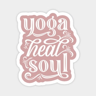 Yoga Heals Soul Magnet