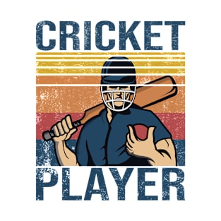 Cricket Vintage gift idea for Cricket Player T-Shirt