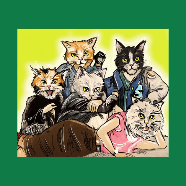 The Kitten Club - The Breakfast Club As CATS! by CatsandBats